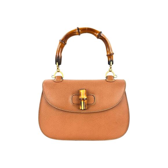 Gucci Vintage Bamboo Turnlock Handbag - Picture 1 of 8